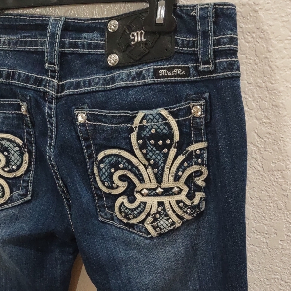 MISS ME Signature Boot  Blue Jeans. - Picture 6 of 17